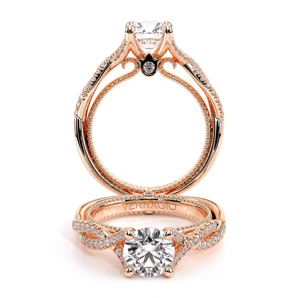 COUTURE-0421R-18K ROSE GOLD ROUND