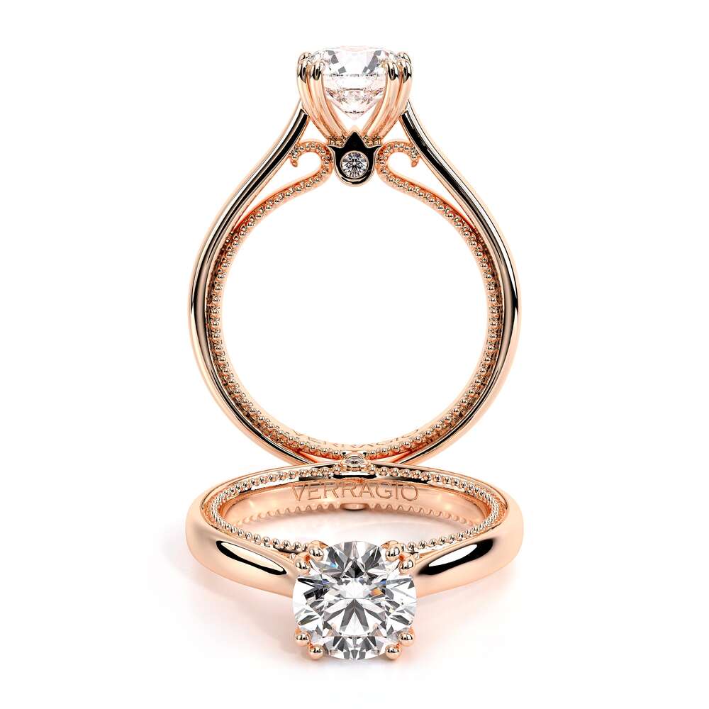 COUTURE-0418R-18K ROSE GOLD ROUND