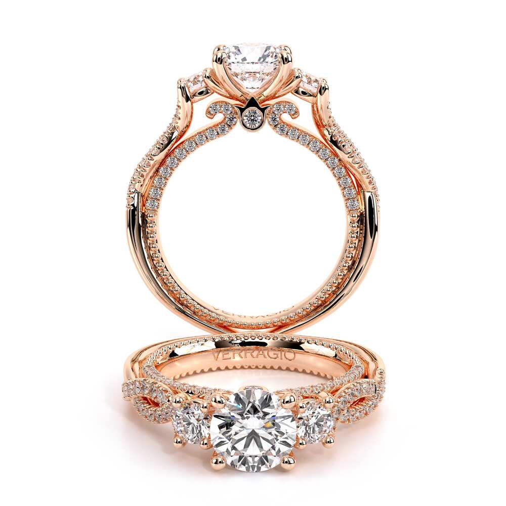 COUTURE-0450R-18K ROSE GOLD ROUND