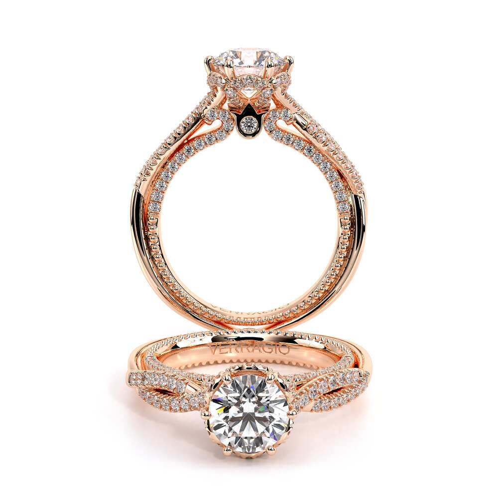 COUTURE-0451R-18K ROSE GOLD ROUND