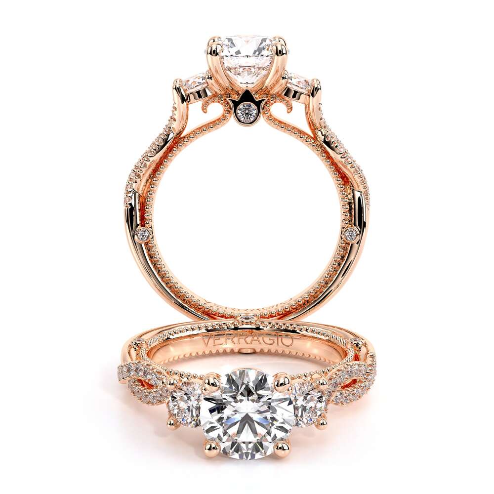 COUTURE-0423R-TT-18K ROSE GOLD ROUND