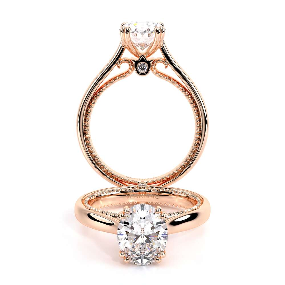 COUTURE-0418OV-18K ROSE GOLD OVAL