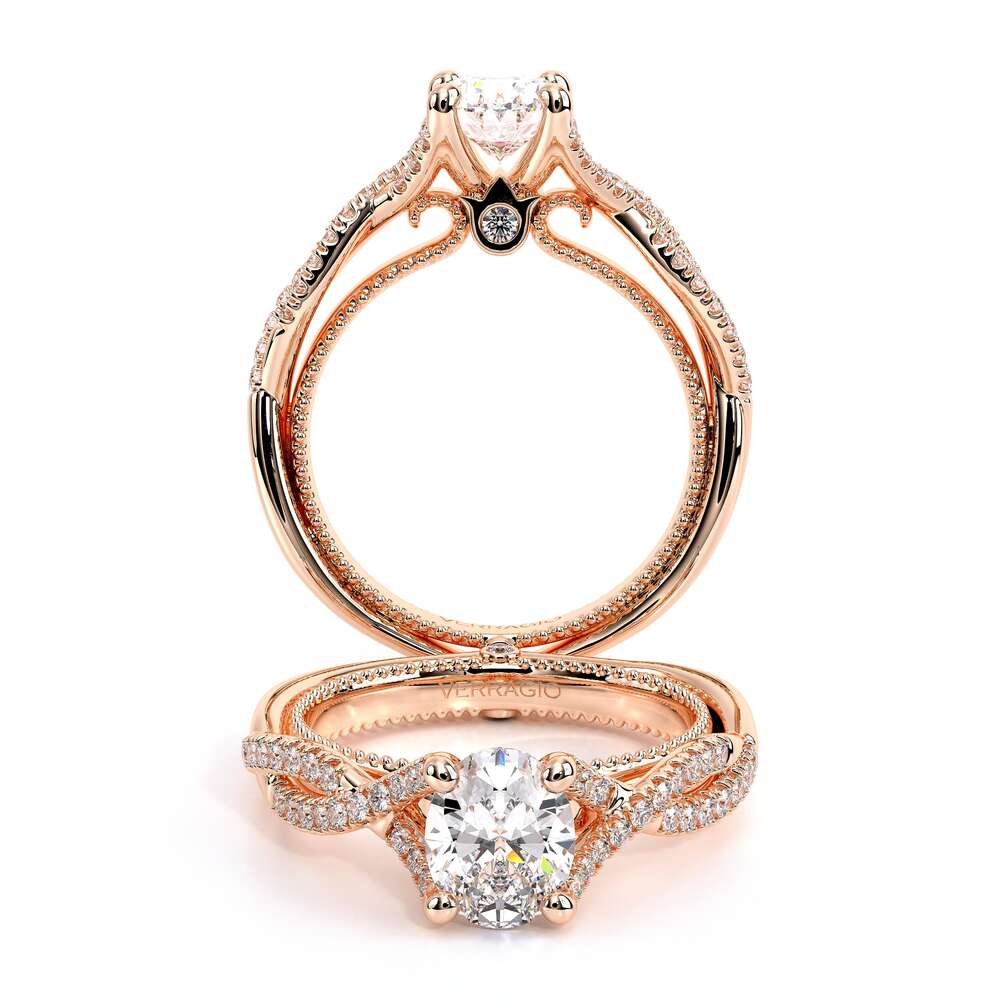 COUTURE-0421OV-14K ROSE GOLD OVAL