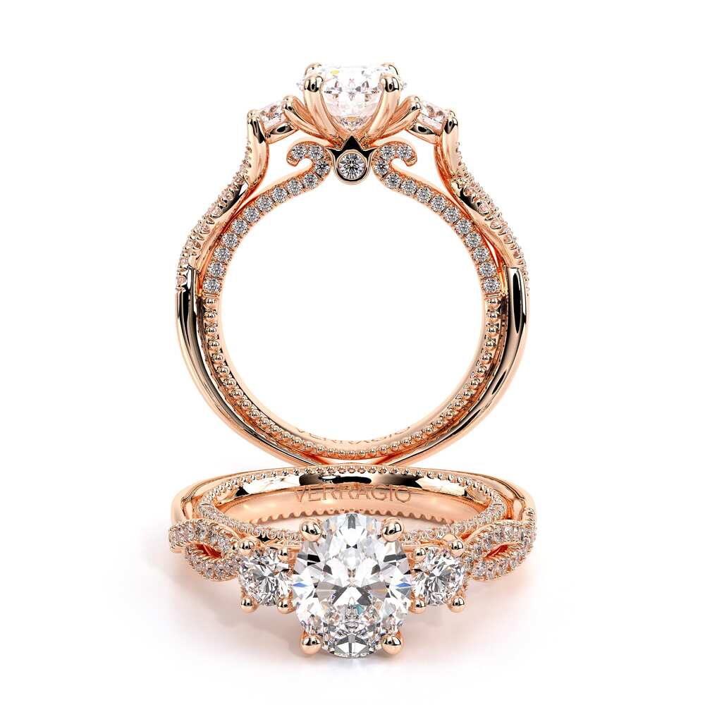 COUTURE-0450OV-14K ROSE GOLD OVAL