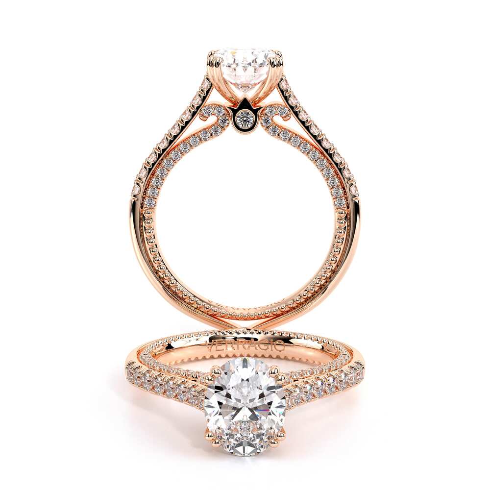 COUTURE-0452OV-18K ROSE GOLD OVAL