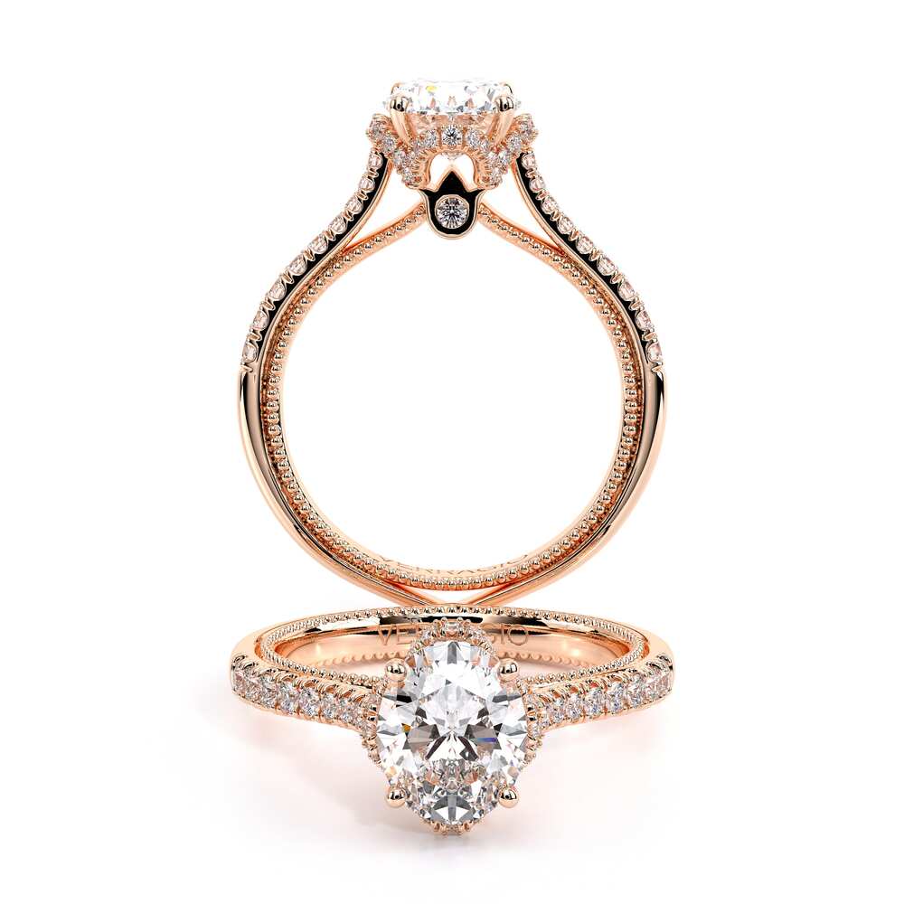 COUTURE-0457OV-14K ROSE GOLD OVAL