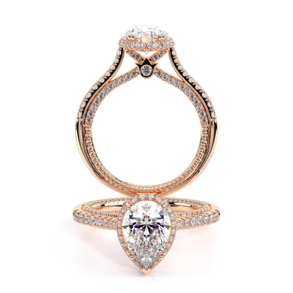 COUTURE-0482PS-18K ROSE GOLD PEAR