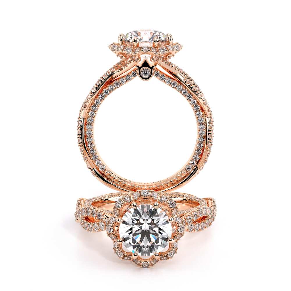 COUTURE-0466R-14K ROSE GOLD ROUND