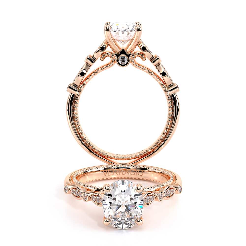 COUTURE-0476OV-18K ROSE GOLD OVAL