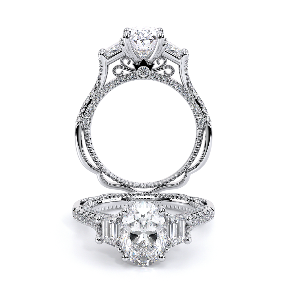 Venetian-5086ov-Platinum Oval  Engagement Ring
