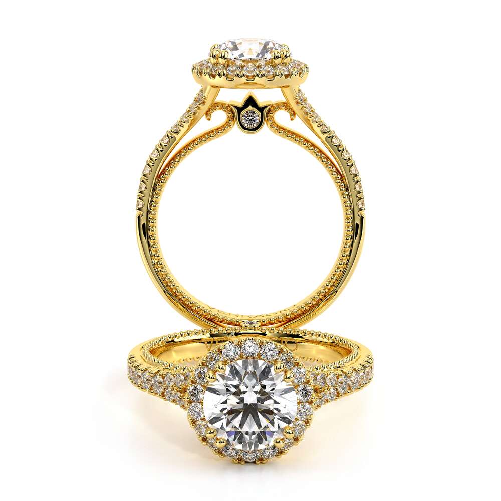 COUTURE-0424R-TT-14K YELLOW GOLD ROUND