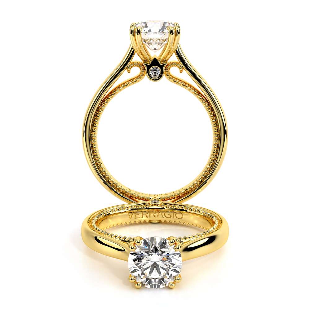 COUTURE-0418R-14K YELLOW GOLD ROUND