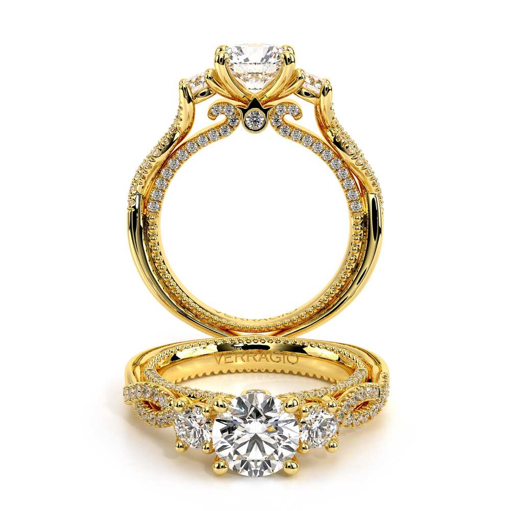 COUTURE-0450R-18K YELLOW GOLD ROUND