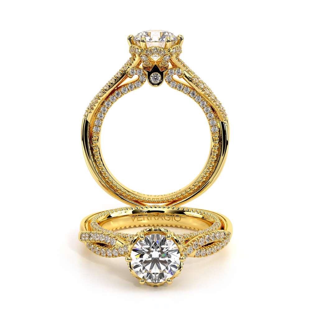 COUTURE-0451R-18K YELLOW GOLD ROUND