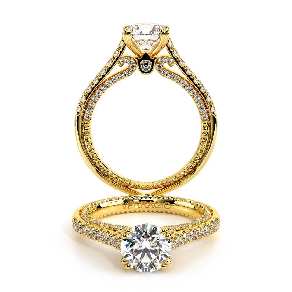 COUTURE-0452R-14K YELLOW GOLD ROUND