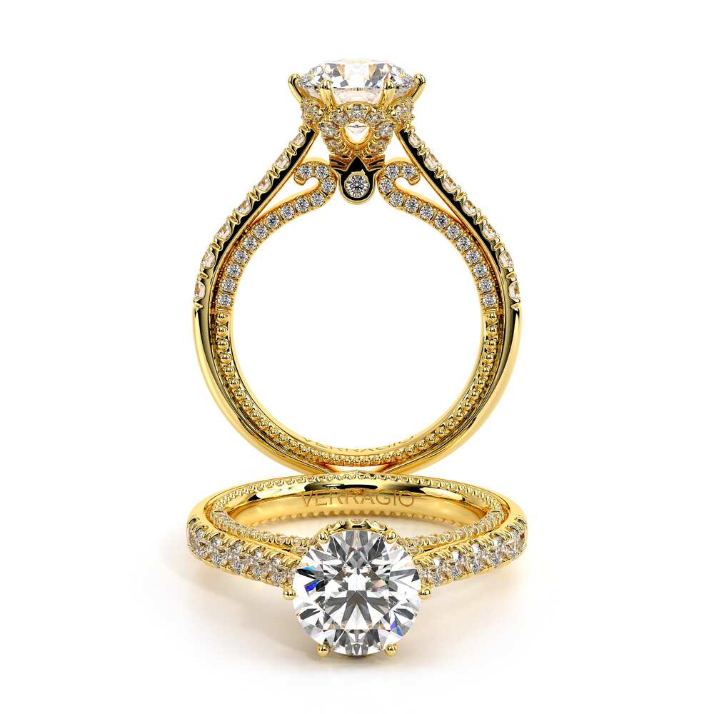 COUTURE-0447-14K YELLOW GOLD ROUND