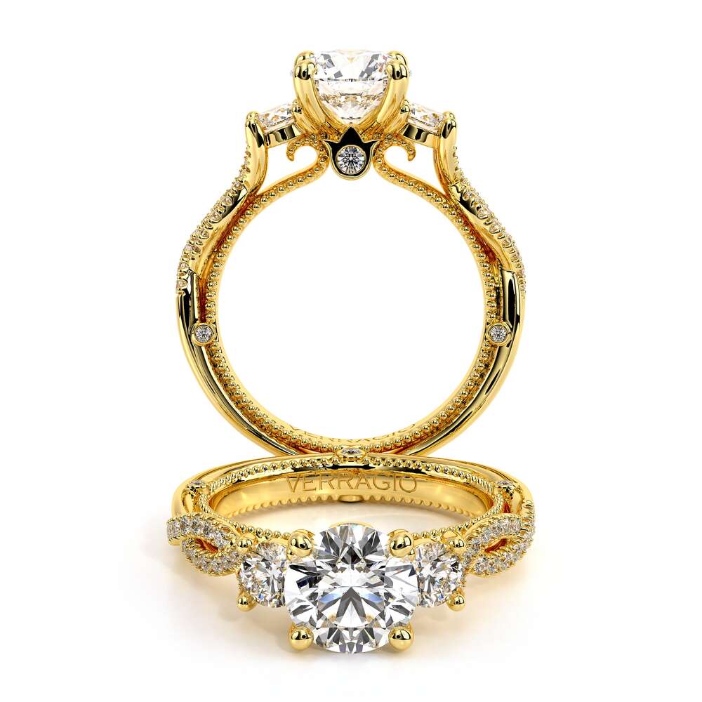 COUTURE-0423R-TT-14K YELLOW GOLD ROUND
