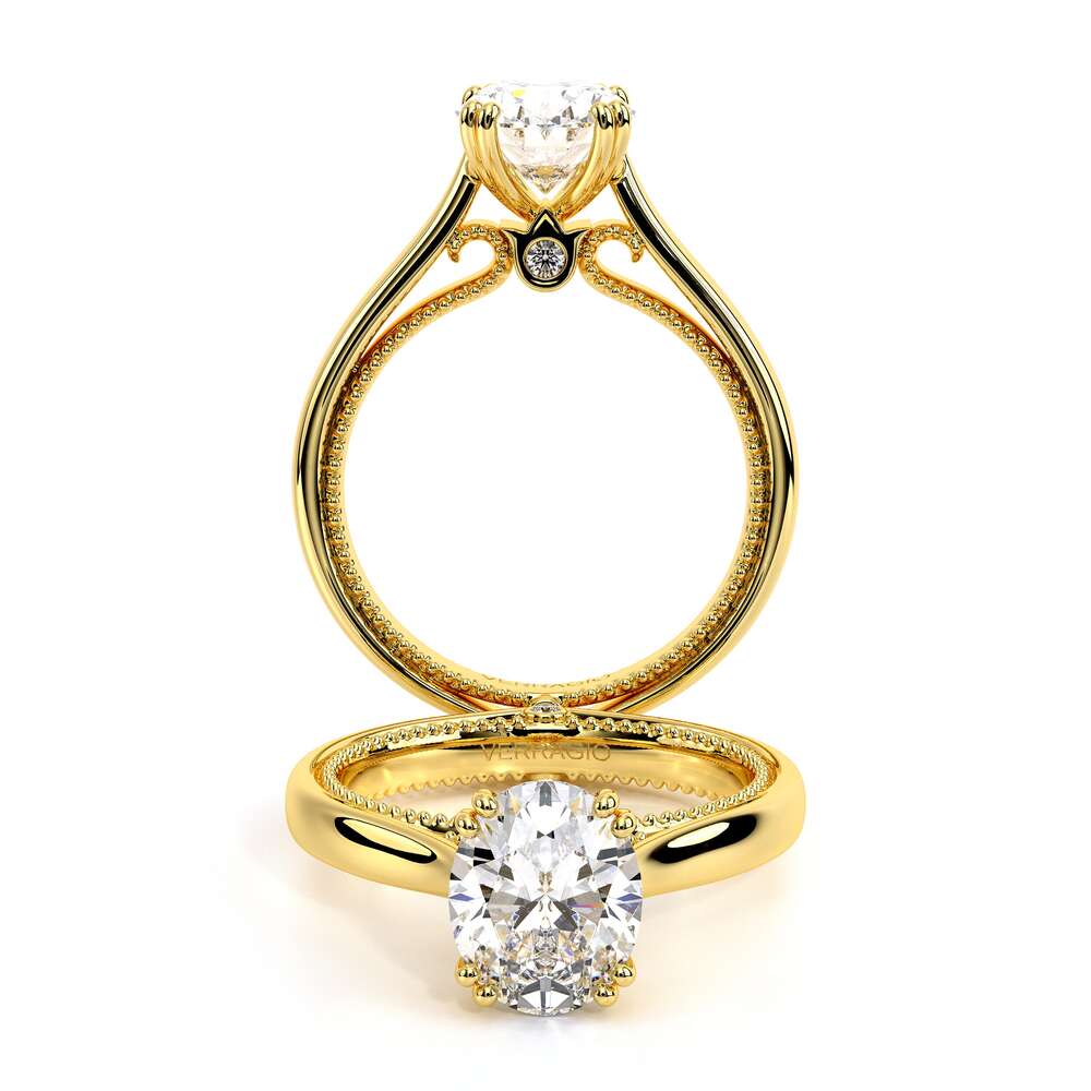COUTURE-0418OV-14K YELLOW GOLD OVAL