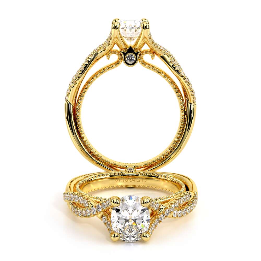 COUTURE-0421OV-14K YELLOW GOLD OVAL