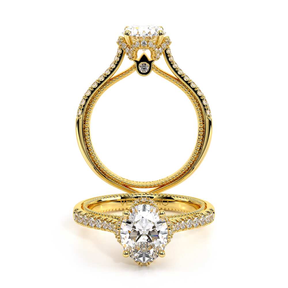 COUTURE-0457OV-14K YELLOW GOLD OVAL