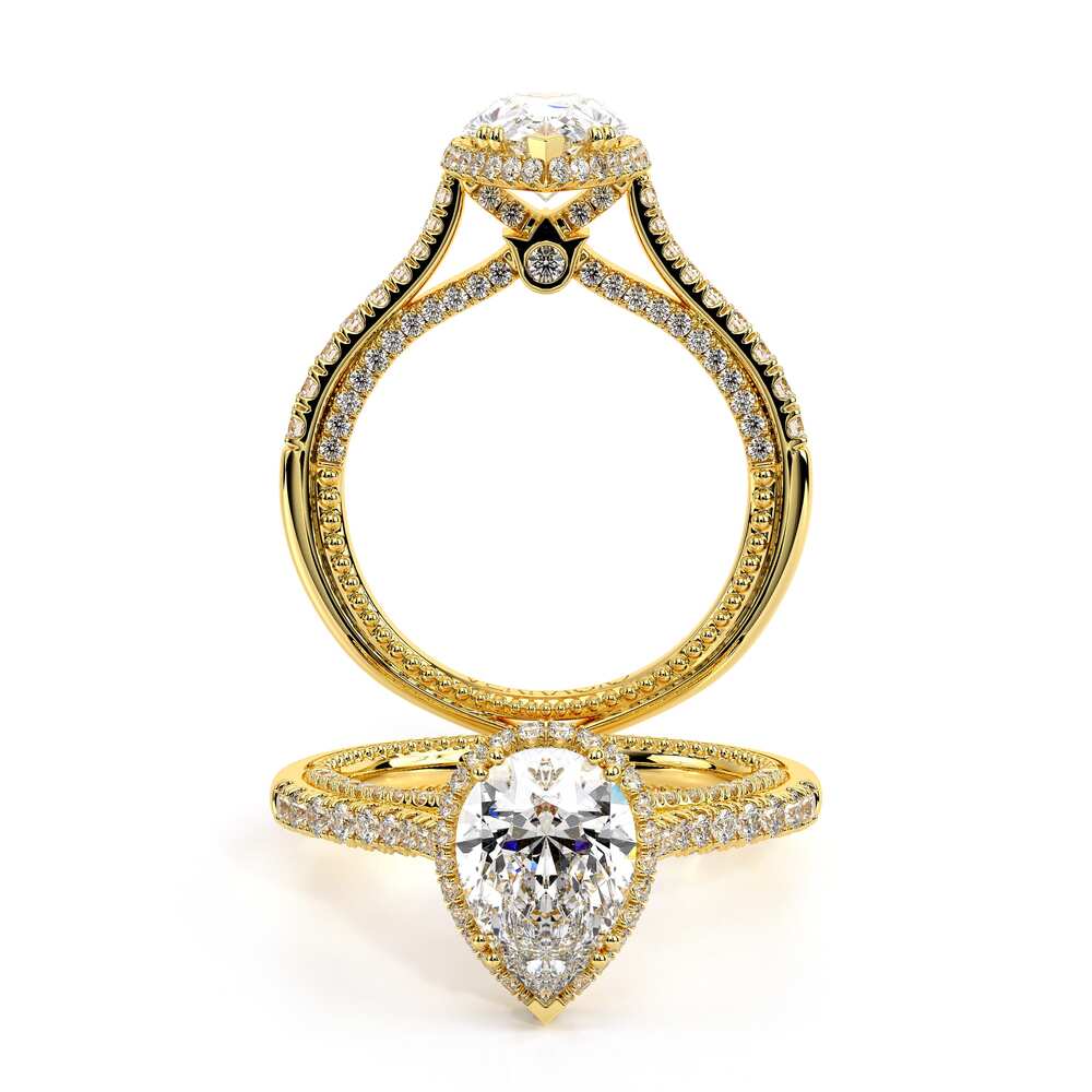 COUTURE-0482PS-18K YELLOW GOLD PEAR