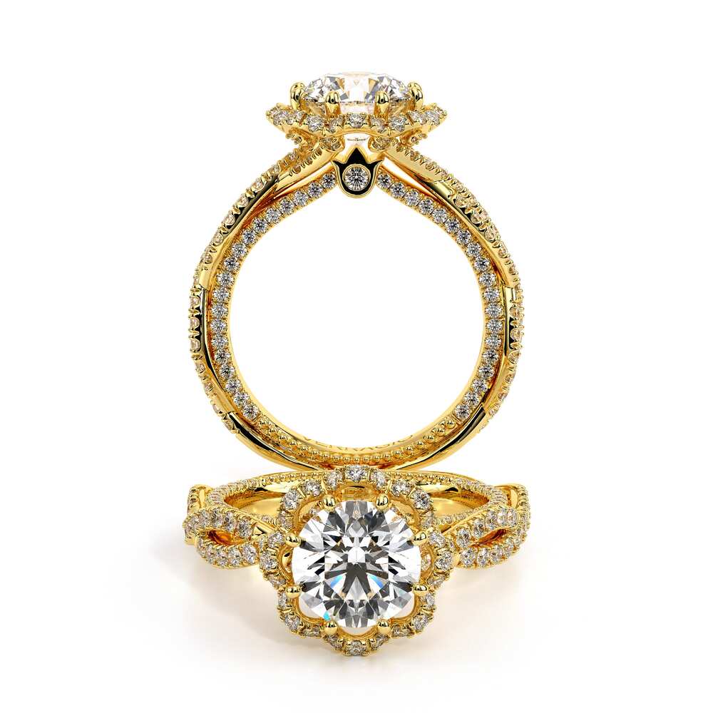 COUTURE-0466R-18K YELLOW GOLD ROUND