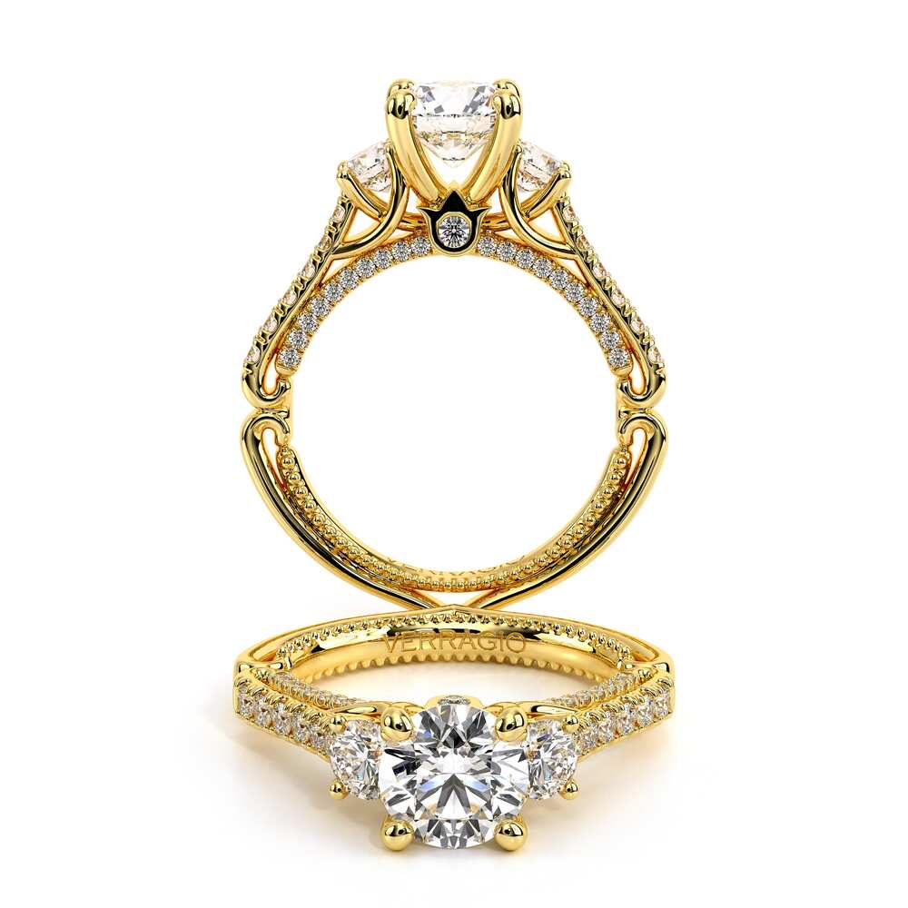 COUTURE-0470R-14K YELLOW GOLD ROUND